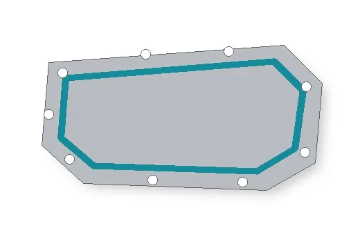 EV inverter / e-drive housing gasket