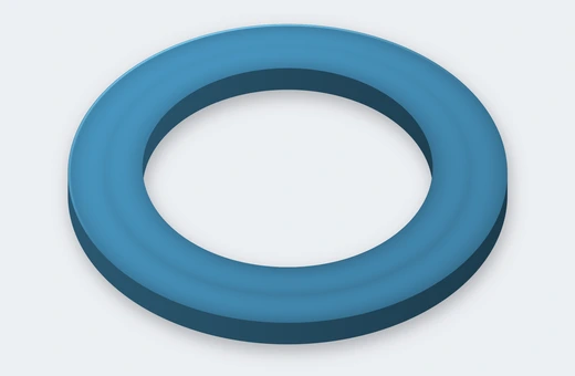 Hygienic Sanitary Clamp Gasket (ASME BPE-type static seal)